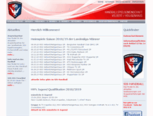 Tablet Screenshot of hsg-vh.de